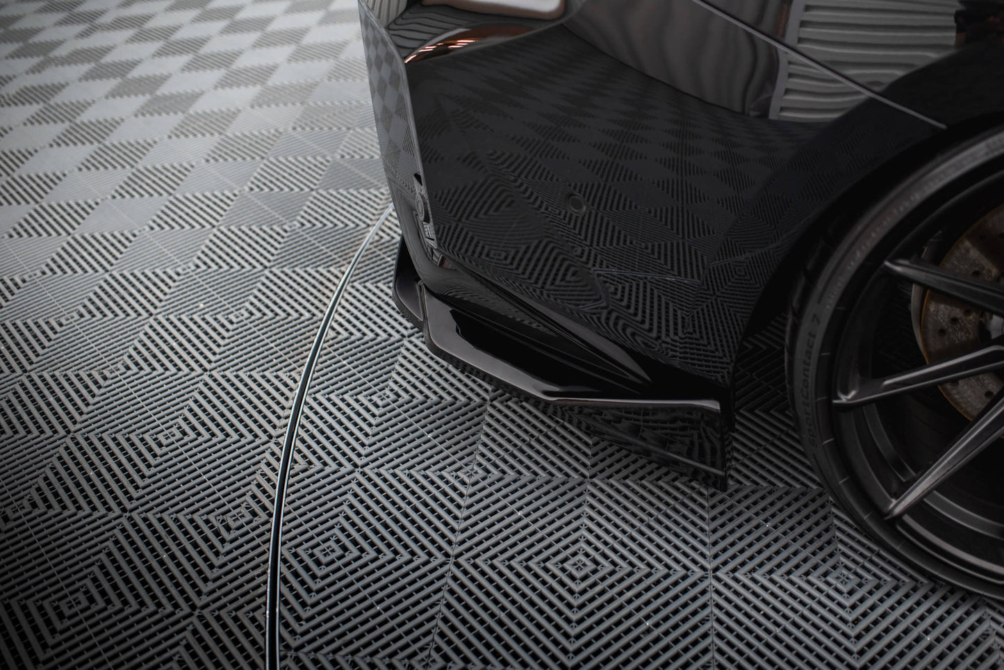 Maxton Heck Ansatz Flaps Diffusor V.4 für BMW M2 G87 schwarz Hochglanz