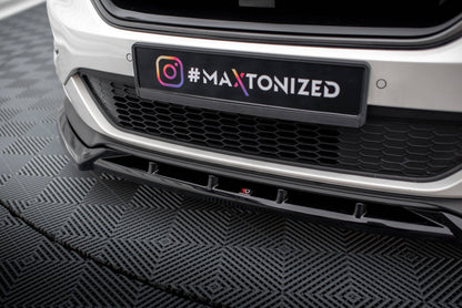 Maxton Front Ansatz für Ford Edge Sport Mk2 schwarz Hochglanz