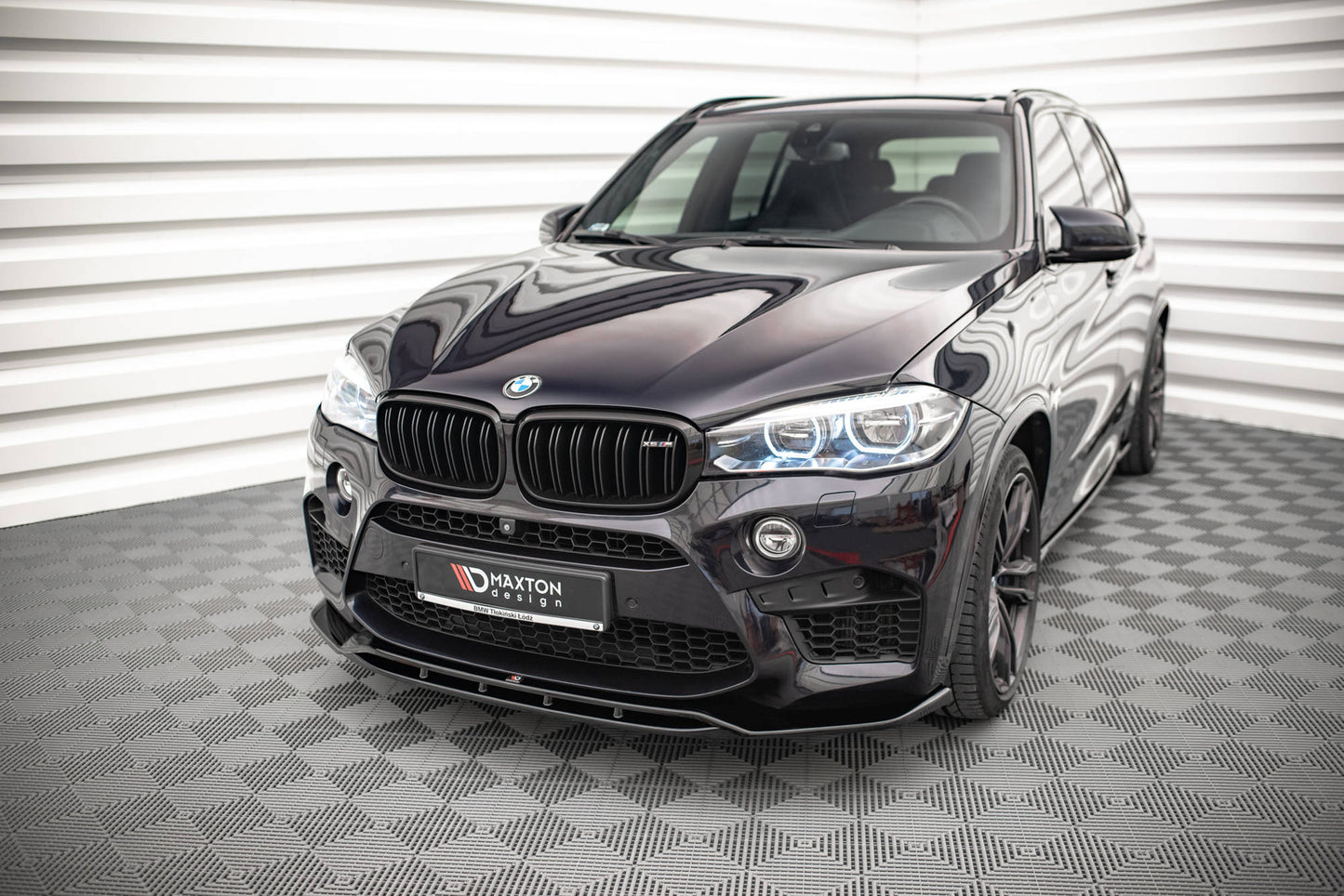 Maxton Front Ansatz V.2 für BMW X5 M F85 / X6 M F86 schwarz matt