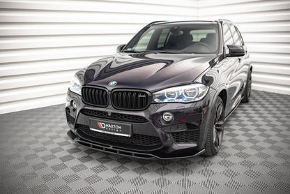 Maxton Front Ansatz V.2 für BMW X5 M F85 / X6 M F86 schwarz Hochglanz