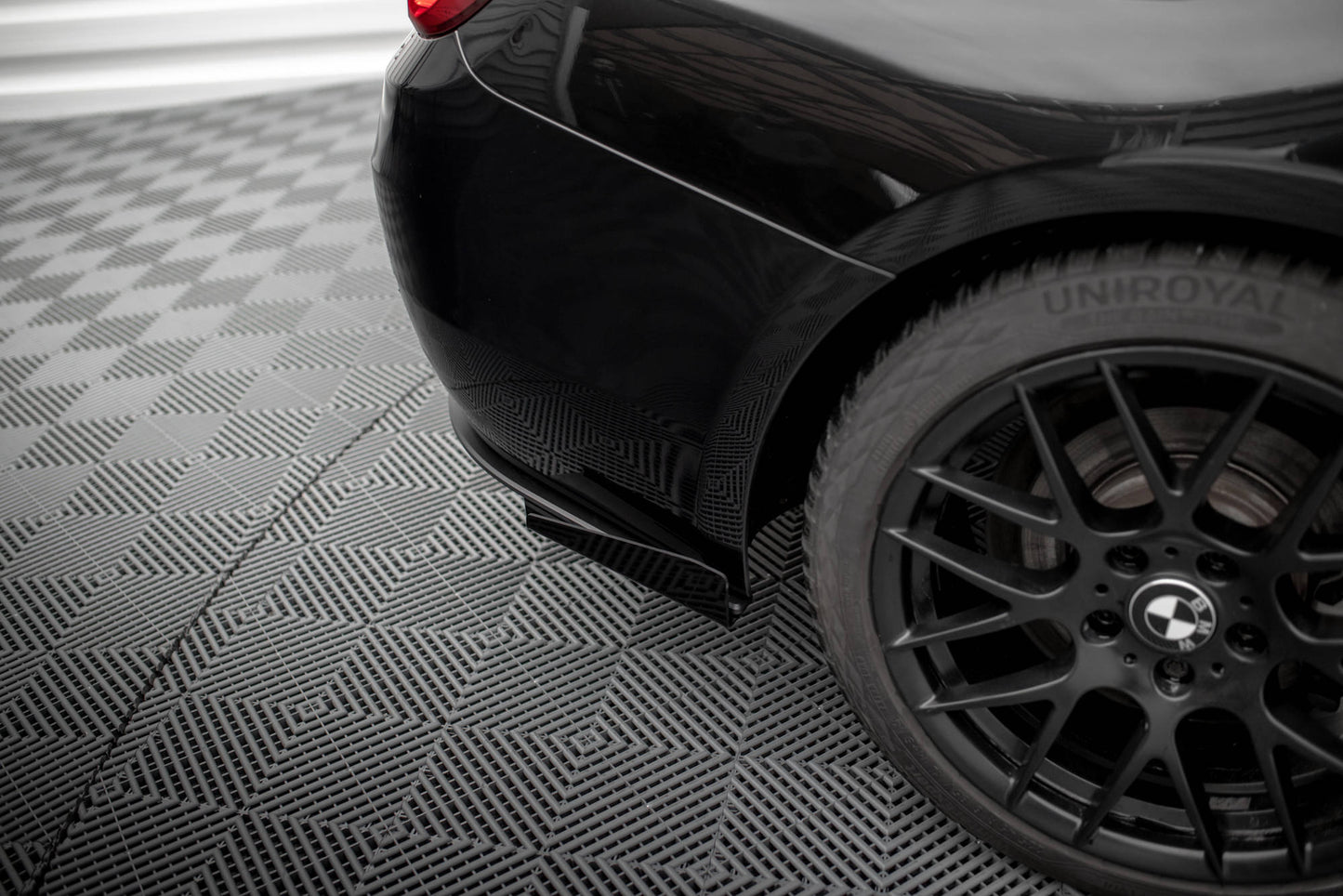 Maxton Street Pro Heck Ansatz Flaps Diffusor +Flaps für BMW 4er Gran Coupe F36 schwarz Hochglanz