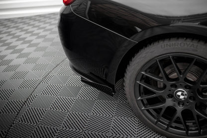 Maxton Street Pro Heck Ansatz Flaps Diffusor +Flaps für BMW 4er Gran Coupe F36 schwarz Hochglanz