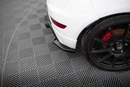 Maxton Heck Ansatz Flaps Diffusor V.3 für Ford Fiesta ST Mk7 Facelift schwarz Hochglanz