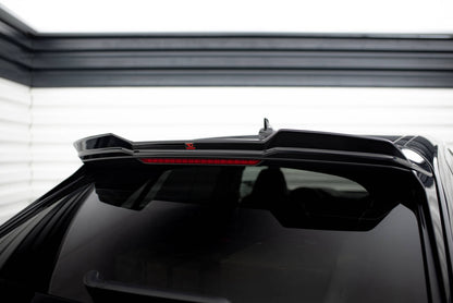 Maxton Höher Spoiler CAP für 3D Audi RSQ8 Mk1 schwarz Hochglanz