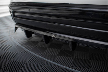 Maxton Mittlerer Diffusor Heck Ansatz DTM Look für Rolls Royce Cullinan schwarz Hochglanz