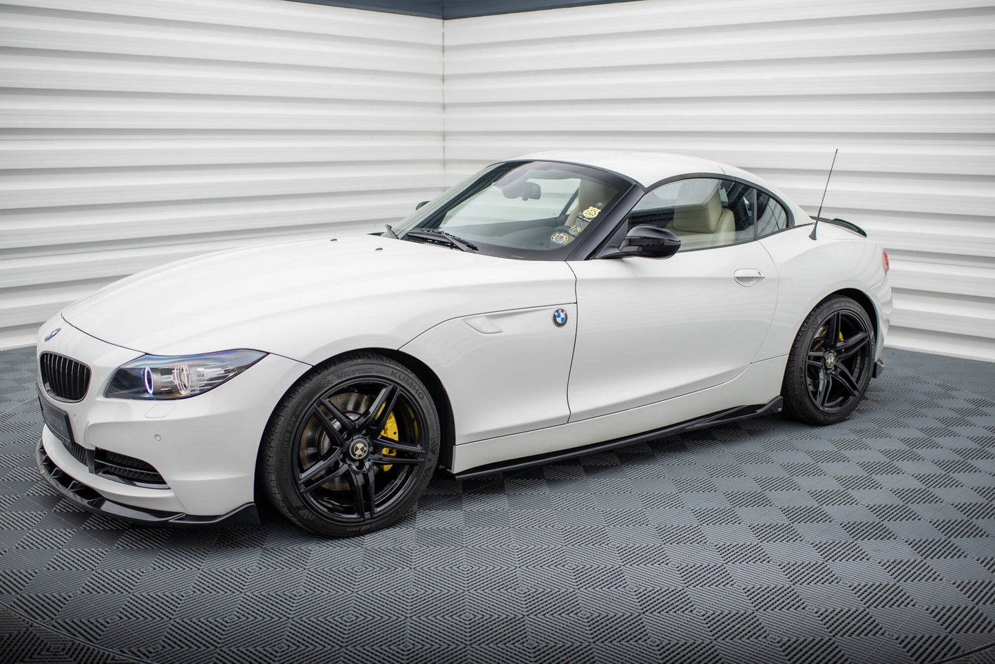 Maxton Seitenschweller Ansatz für BMW Z4 E89 schwarz Hochglanz