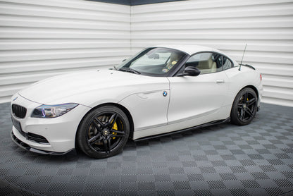 Maxton Seitenschweller Ansatz für BMW Z4 E89 schwarz Hochglanz
