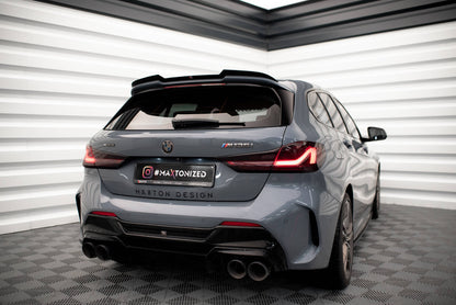Maxton Spoiler CAP V.2 für BMW 1er M135i / 128ti / M-Paket F40 schwarz Hochglanz