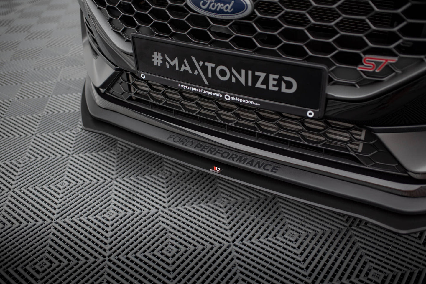 Maxton Street Pro Front Ansatz für für Ford Fiesta ST Mk8 Facelift