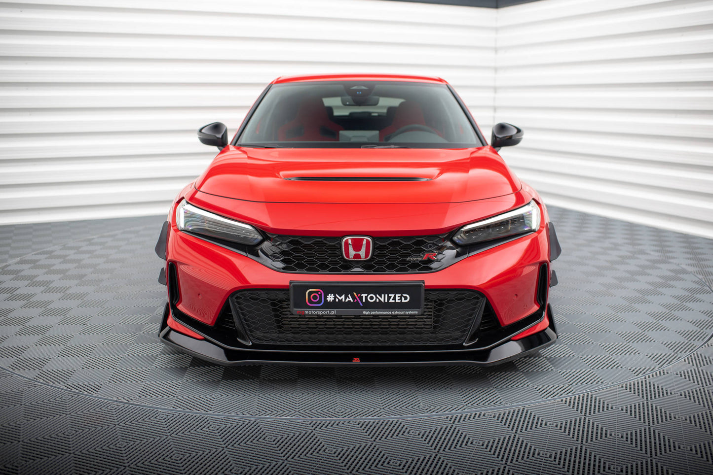 Maxton Front Ansatz V.1 +Flaps für Honda Civic Type-R Mk 11
