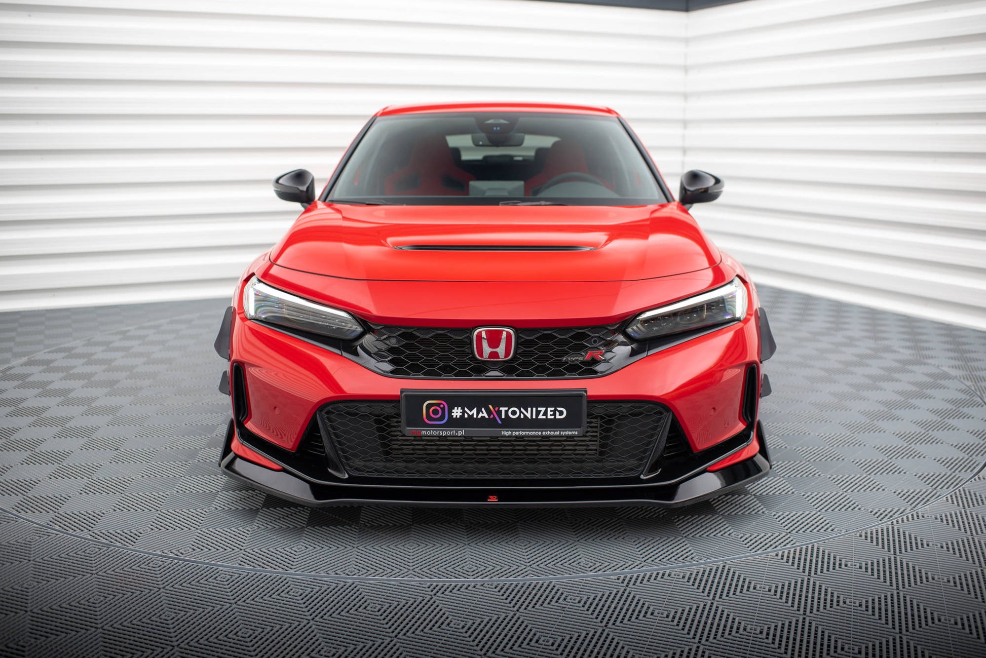 Maxton Front Ansatz V.1 +Flaps für Honda Civic Type-R Mk 11