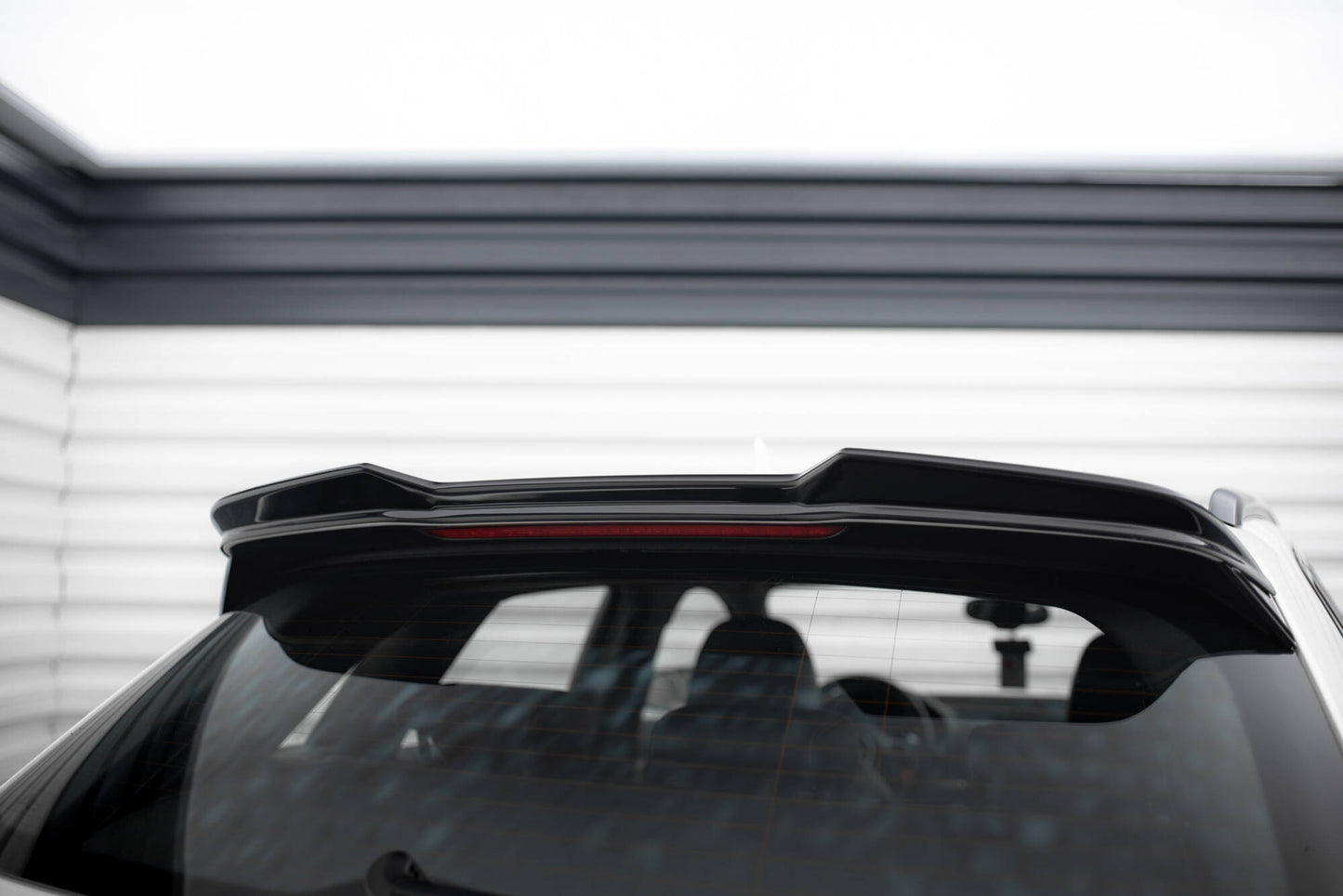 Maxton Spoiler CAP für 3D Audi S3 / A3 S-Line Sportback / Hatchack 8V schwarz Hochglanz