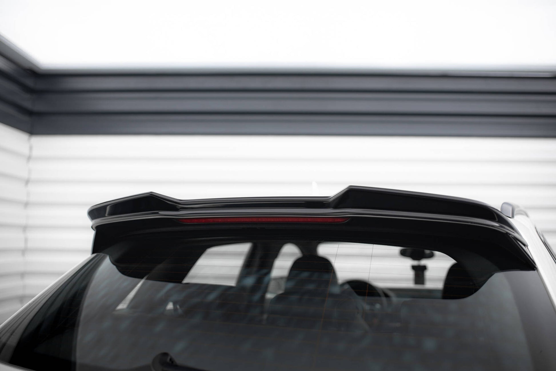 Maxton Spoiler CAP für 3D Audi S3 / A3 S-Line Sportback / Hatchack 8V schwarz Hochglanz