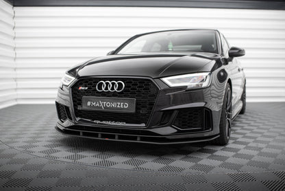 Maxton Street Pro Front Ansatz für für Audi RS3 Limousine 8V Facelift