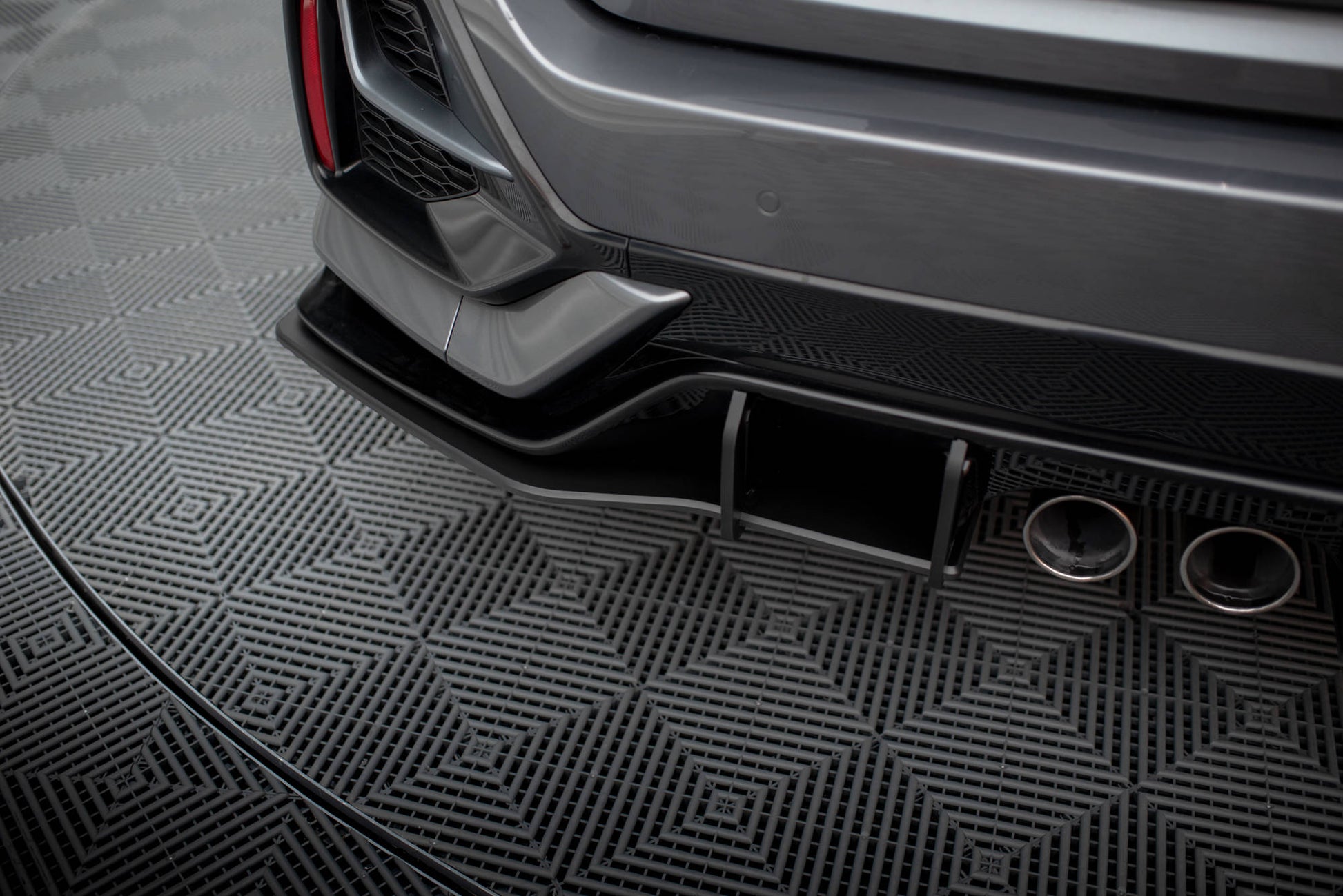 Maxton Street Pro Heck Ansatz Flaps Diffusor für Honda Civic Sport Mk 10 Facelift