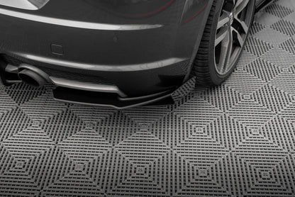 Maxton Hintere Seiten Flaps für Audi TT S-Line 8S schwarz Hochglanz