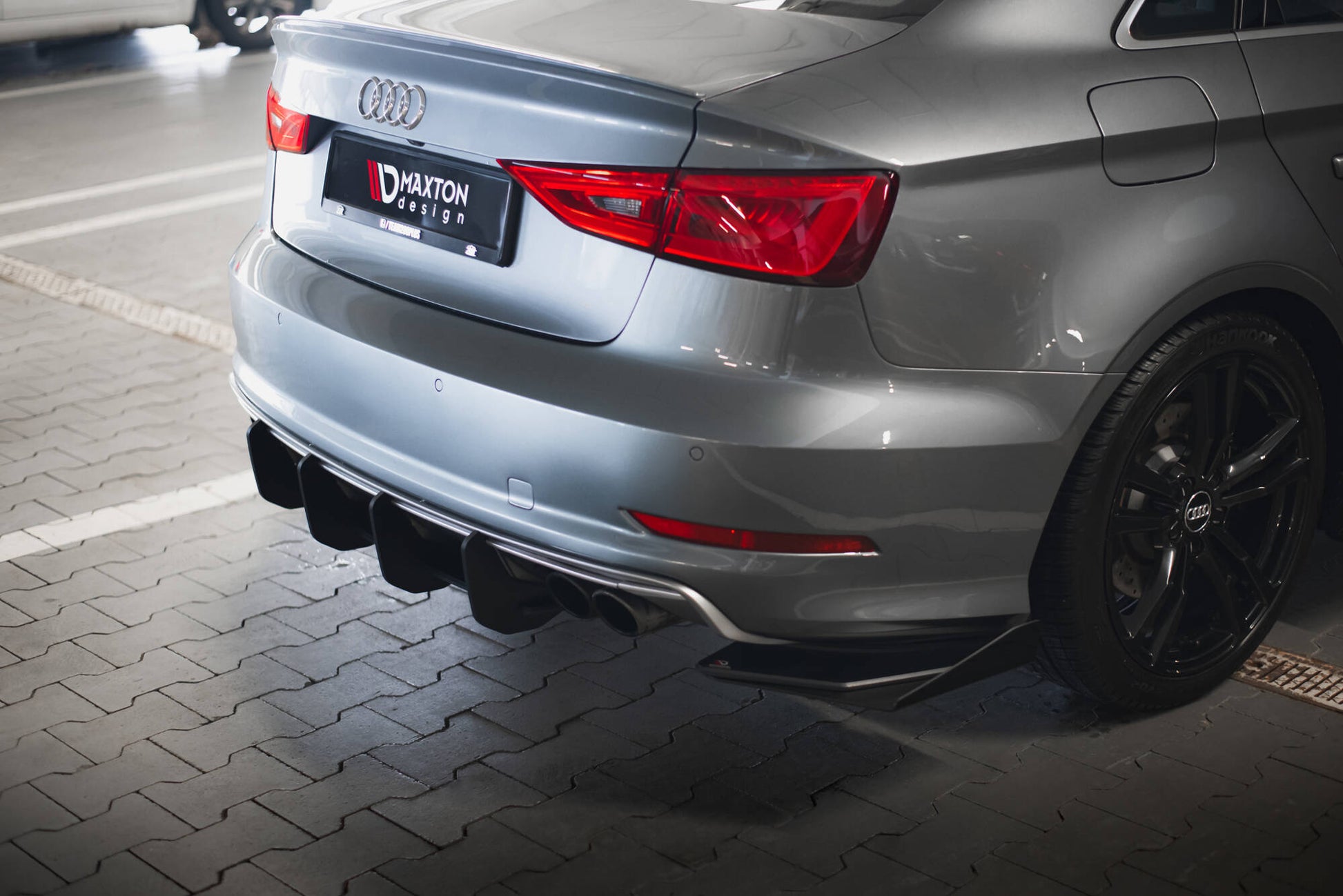 Maxton Street Pro Heckschürze für Audi S3 Limousine 8V