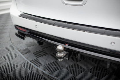 Maxton Mittlerer Diffusor Heck Ansatz DTM Look für Chrysler Pacifica Mk2 Facelift schwarz Hochglanz