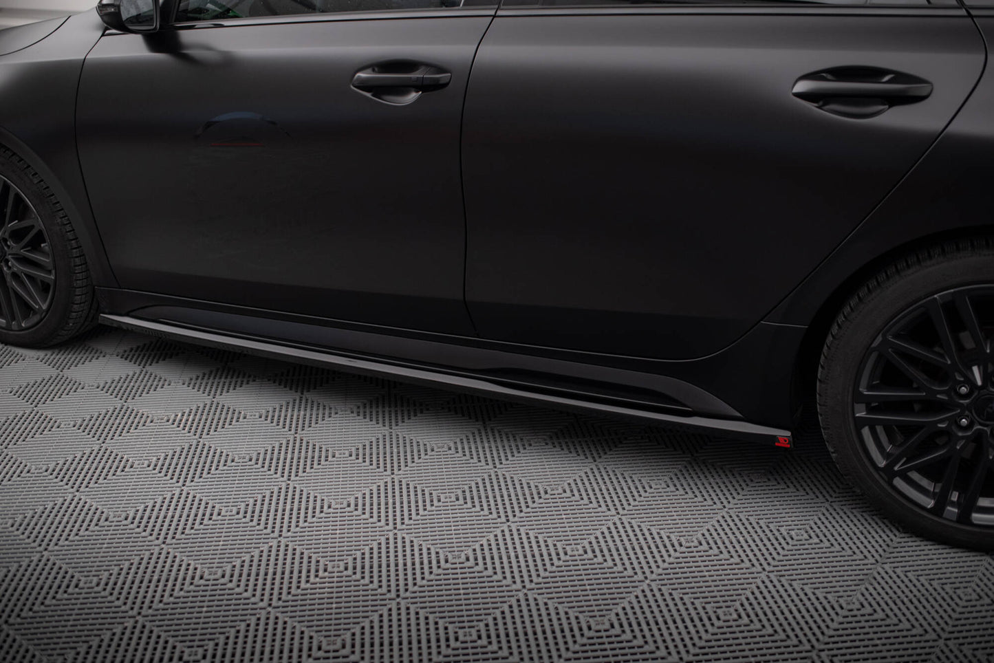 Maxton Seitenschweller Ansatz für Kia Proceed GT Mk1 Facelift / Ceed GT Mk3 Facelift  schwarz Hochglanz