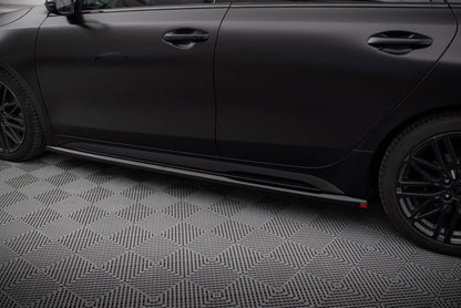 Maxton Seitenschweller Ansatz für Kia Proceed GT Mk1 Facelift / Ceed GT Mk3 Facelift  schwarz Hochglanz