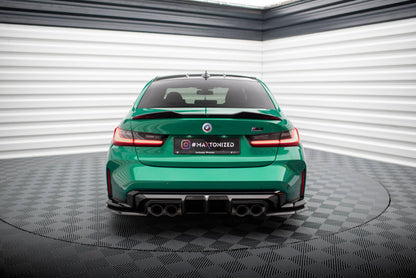 Maxton Carbon Fiber Heck Ansatz Flaps Diffusor für BMW M3 G80
