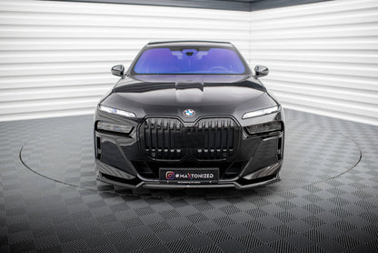 Maxton Front Ansatz V.3 für BMW 7 M-Paket / M760e / i7 M-Paket G70   schwarz Hochglanz