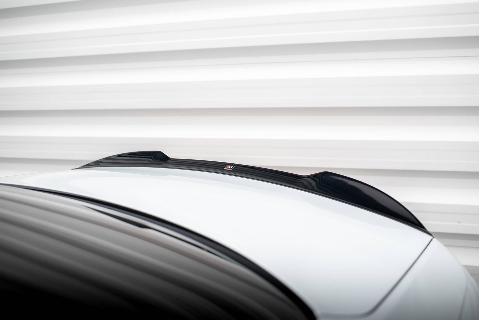 Maxton Spoiler CAP für 3D Audi A8 / A8 S-Line / S8 D5 schwarz Hochglanz
