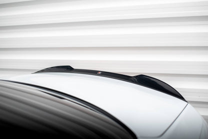 Maxton Spoiler CAP für 3D Audi A8 / A8 S-Line / S8 D5 schwarz Hochglanz
