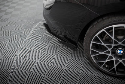 Maxton Hintere Seiten Flaps für BMW 2 Coupe G42 schwarz Hochglanz