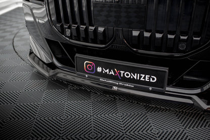 Maxton Front Ansatz V.3 für BMW 7 M-Paket / M760e / i7 M-Paket G70   schwarz Hochglanz