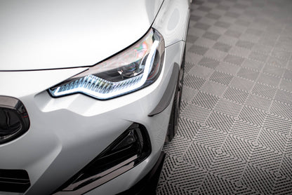 Maxton Stoßstangenflügel vorne (Canards) BMW 2 Coupe M-Paket / M240i G42