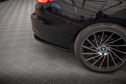 Maxton Mittlerer Diffusor Heck Ansatz DTM Look für BMW 3er GT F34 schwarz Hochglanz