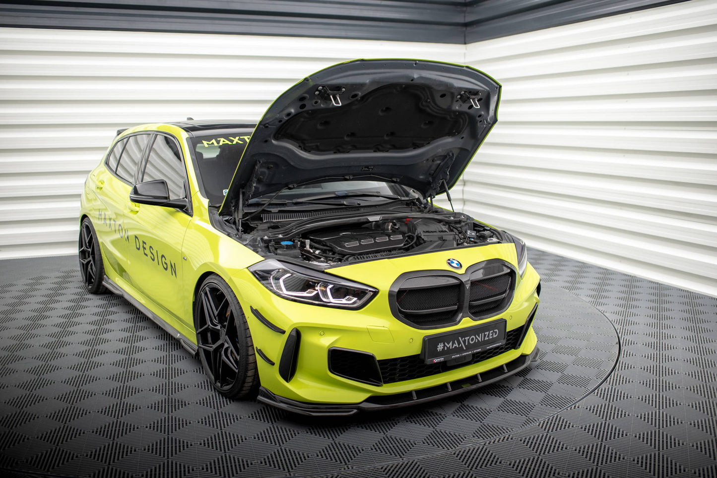 Maxton Carbon Fiber Strut Bar Cover BMW 1er F40 M135i