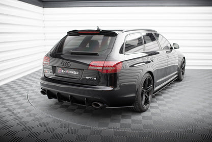 Maxton Street Pro Heck Ansatz Flaps Diffusor für Audi RS6 Avant C6