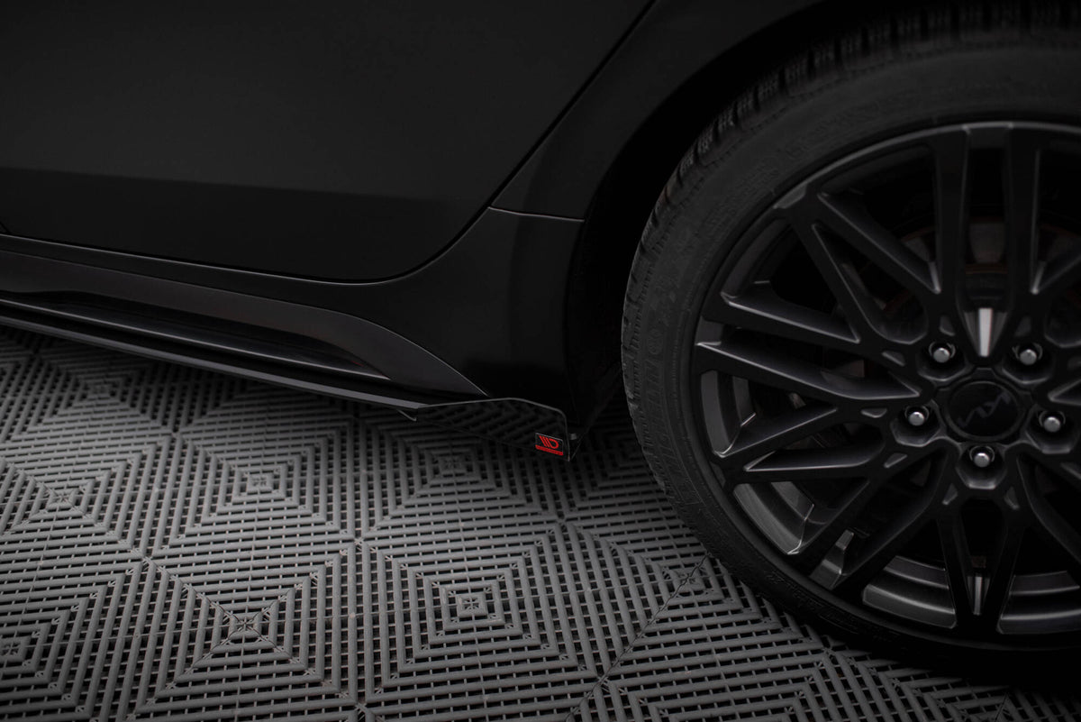 Maxton Side Flaps Kia Proceed GT Mk1 Facelift / Ceed GT Mk3 Facelift  schwarz Hochglanz