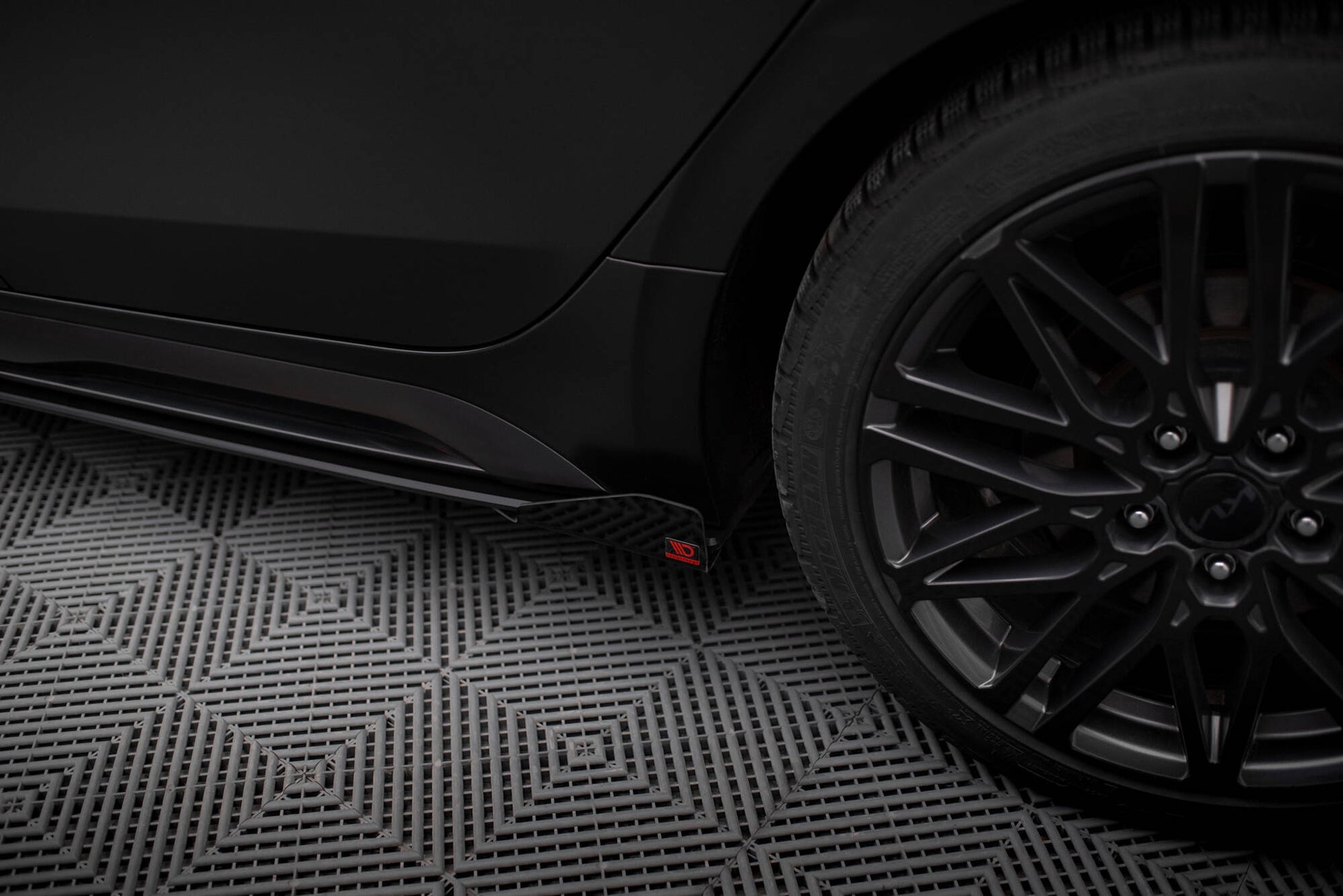 Maxton Street Pro Seitenschweller Ansatz für + Flaps Kia Proceed GT Mk1 Facelift / Ceed GT Mk3 Facelift  schwarz Hochglanz