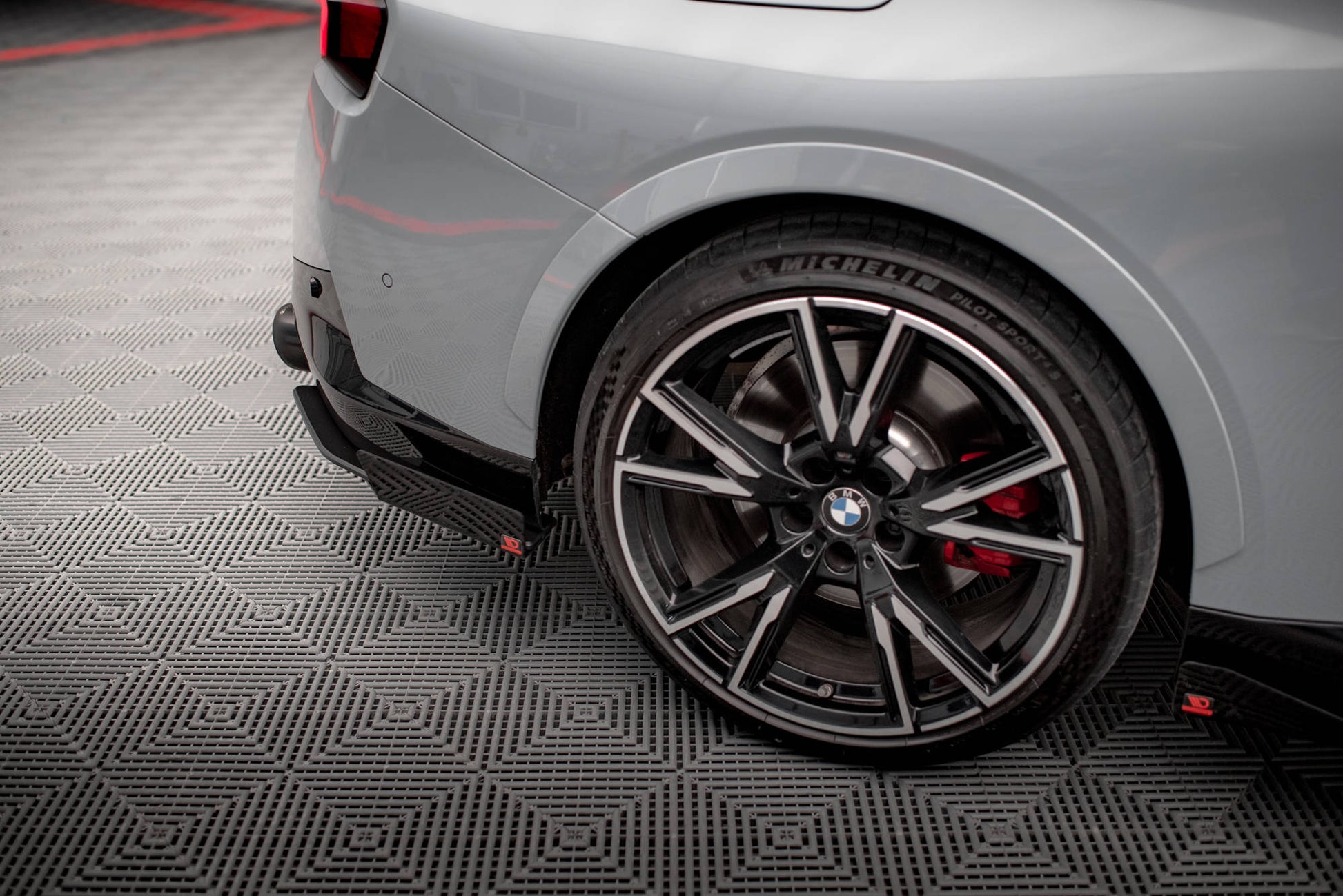 Maxton Street Pro Heck Ansatz Flaps Diffusor +Flaps für BMW 2 Coupe M240i G42 schwarz Hochglanz