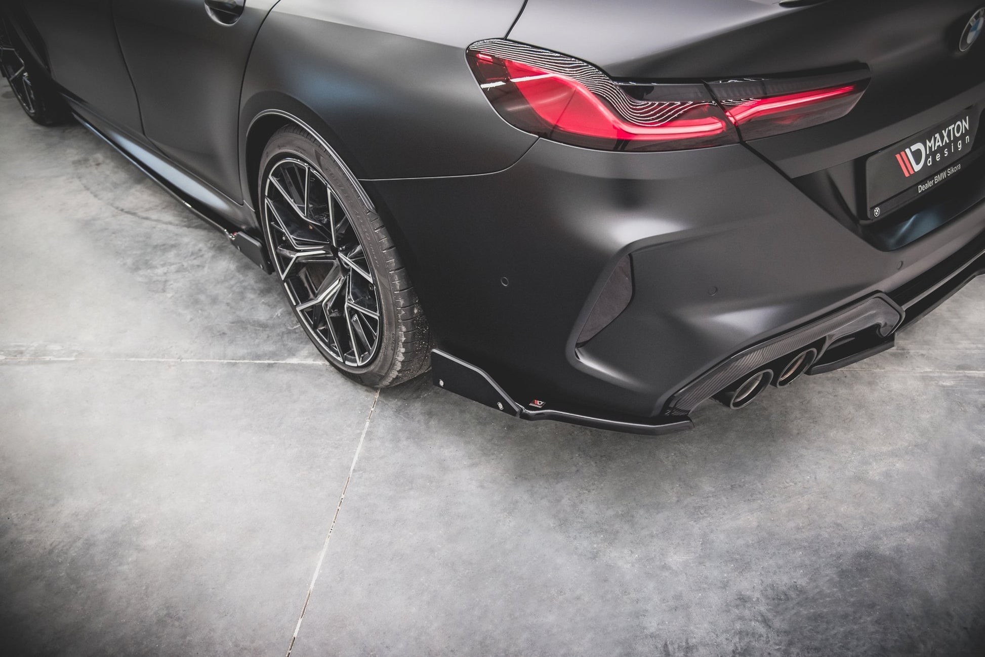Maxton Heck Ansatz Flaps Diffusor V.1 +Flaps für BMW M8 Gran Coupe F93