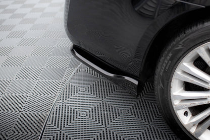 Maxton Heck Ansatz Flaps Diffusor für Chrysler 300 Mk2 schwarz Hochglanz