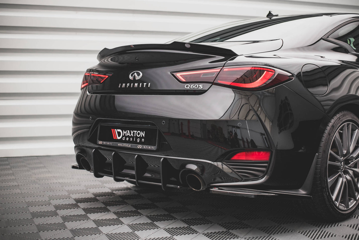 Maxton Street Pro Heckschürze für Infiniti Q60 S Mk2
