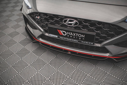 Maxton Front Ansatz V.1 +Flaps für Hyundai I30 N Hatchback/Fastback Mk3 Facelift