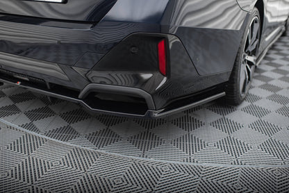 Maxton Mittlerer Diffusor Heck Ansatz DTM Look für V.1 BMW 5er M-Paket G60 schwarz Hochglanz