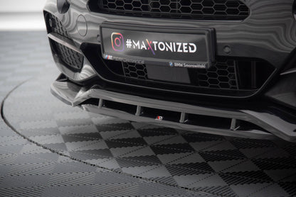 Maxton Front Ansatz V.3 für BMW X5 M-Paket F15 schwarz Hochglanz