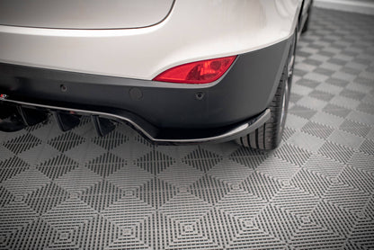 Maxton Mittlerer Diffusor Heck Ansatz DTM Look für Hyundai ix35 Mk1 schwarz Hochglanz
