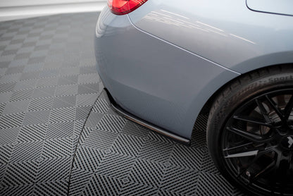 Maxton Heck Ansatz Flaps Diffusor V.4 für BMW 4er Coupe M-Paket F32  schwarz Hochglanz