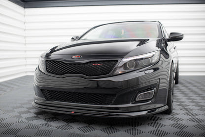 Maxton Front Ansatz für Kia Optima Mk3 schwarz Hochglanz