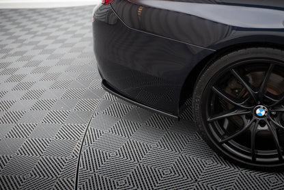 Maxton Heck Ansatz Flaps Diffusor V.3 für BMW 5er M-Paket F10 schwarz Hochglanz