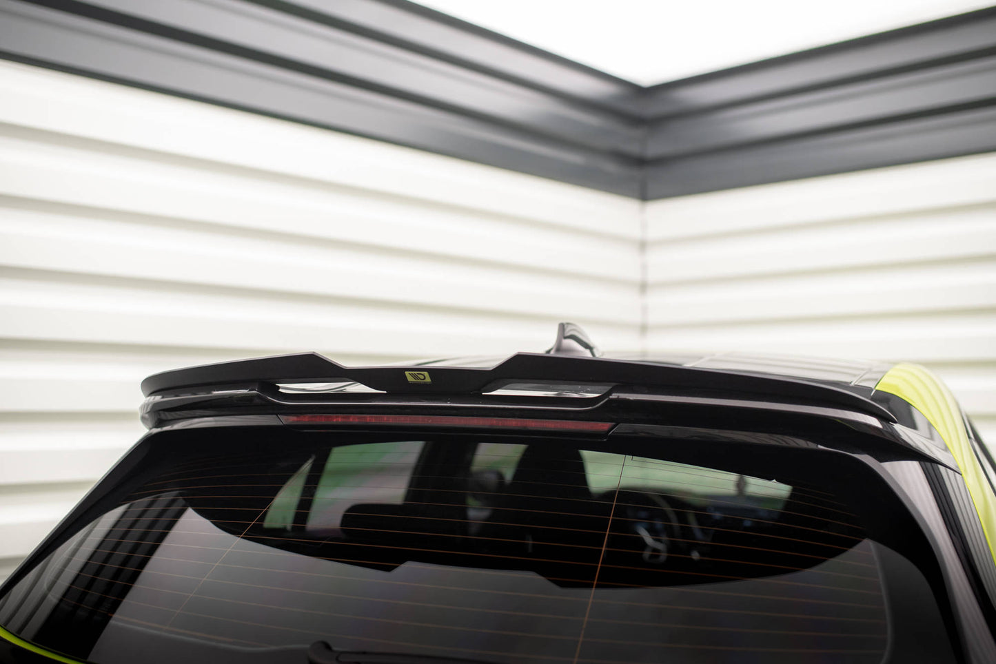 Maxton Spoiler CAP V.2 für BMW M135i F40 schwarz matt