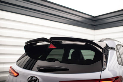 Maxton Spoiler CAP für Hyundai Kona N Mk1 schwarz Hochglanz