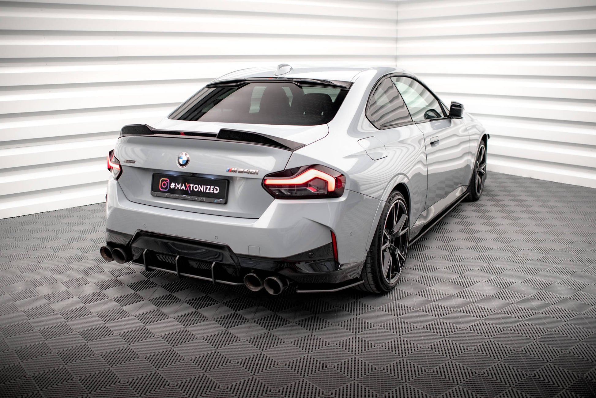 Maxton Street Pro Heck Ansatz Flaps Diffusor für BMW 2 Coupe M240i G42